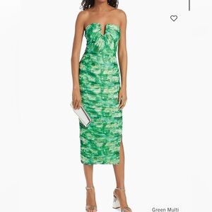 Green Strapless Dress